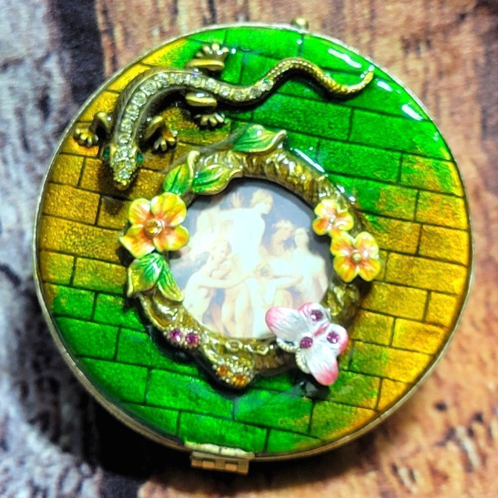 Swarovski Crystal Picture Trinket Box